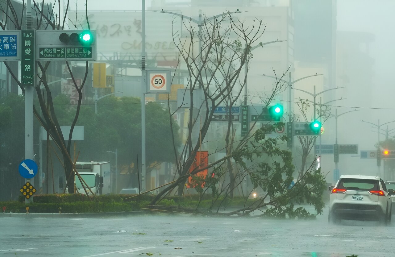 Taiwan shuts down for second day as Typhoon Krathon makes landfall