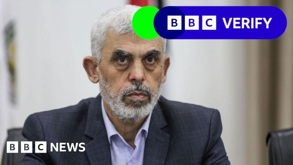 BBC Verify analyses footage of Hamas leader Yahya Sinwar's killing