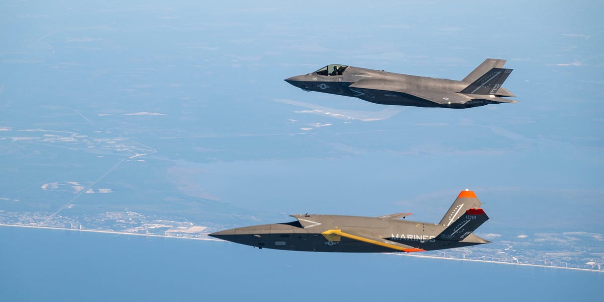 US Marines put their new experimental 'loyal wingman' to the test finding targets for a force of fifth-gen F-35 stealth fighters