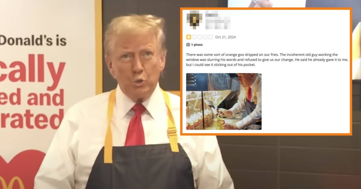 And Just Like That, People Are Trolling Donald Trump With Negative Reviews On THAT McDonald's Yelp Page