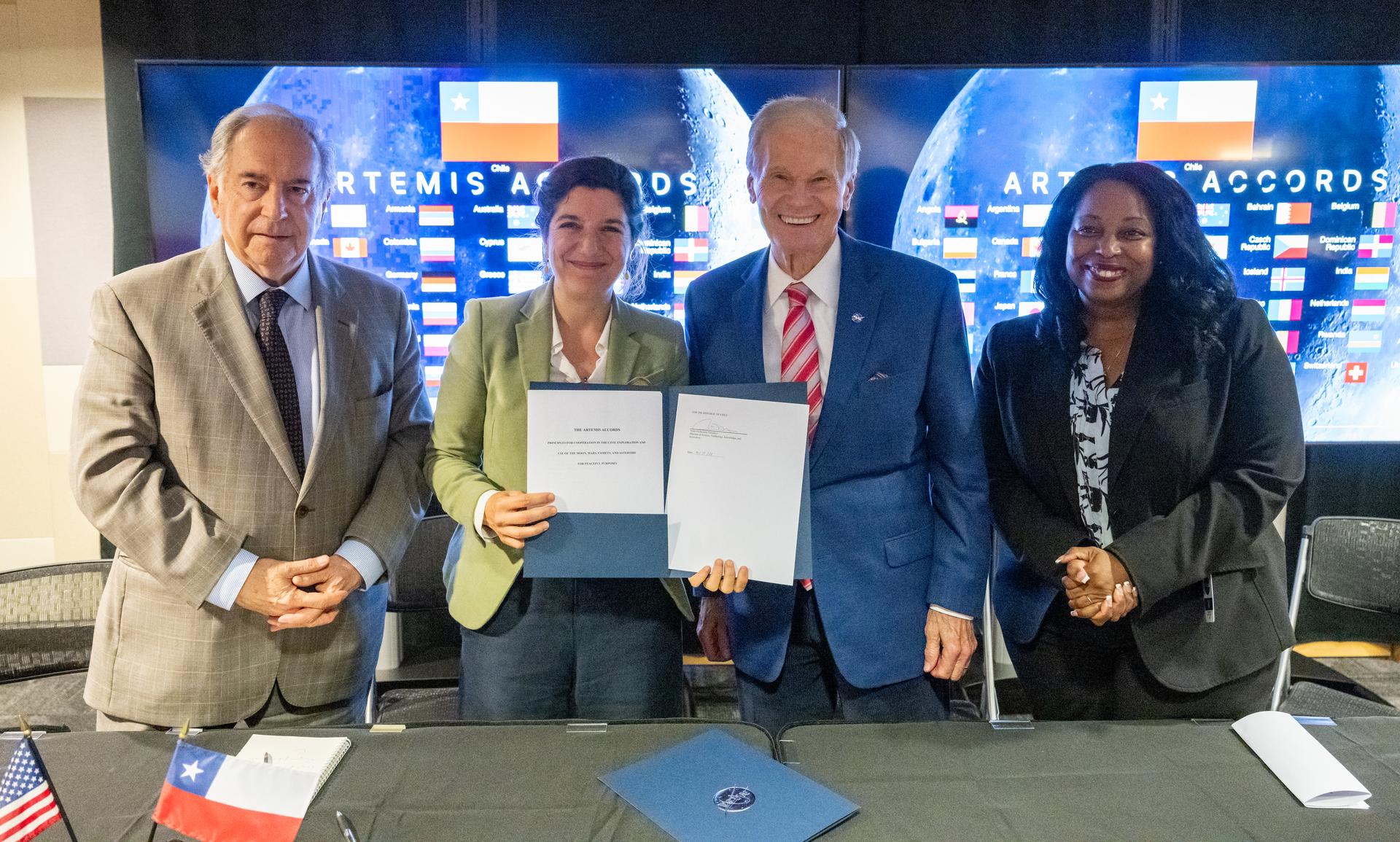 NASA Welcomes Chile as Newest Artemis Accords Signatory