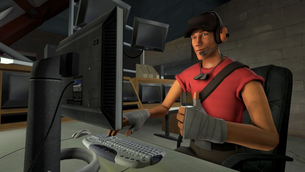 Valve giveth, and Valve taketh away: Team Fortress 2's BLU Scout is once again wearing the 'wrong' pants after a 17 years-in-the-making fix was reversed a day later