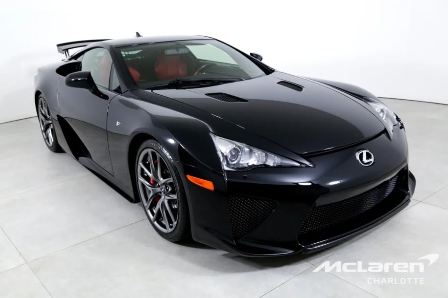 2012 Lexus LFA For Sale Finished In Black On Red