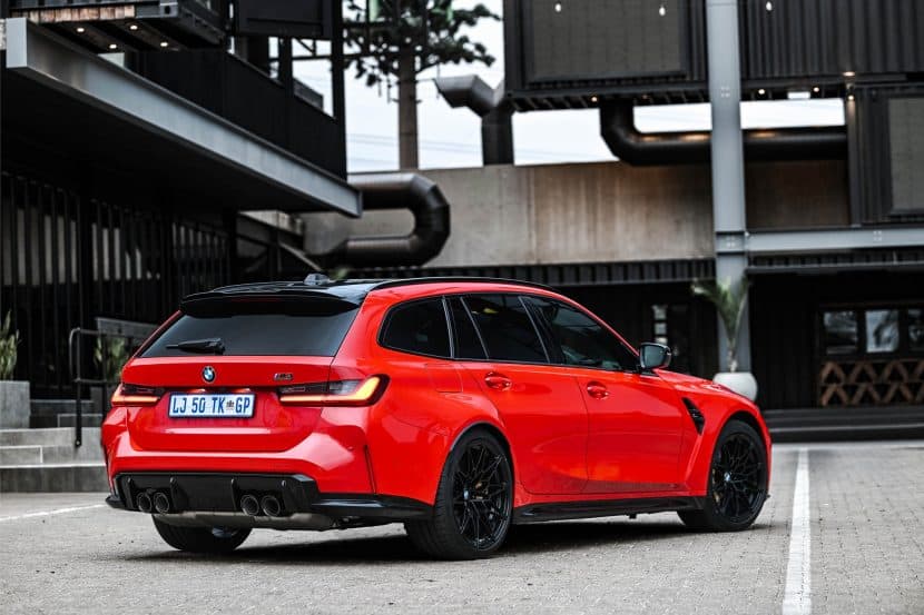 2025 BMW M3 Touring Toronto Red Shows Its Subtle Facelift