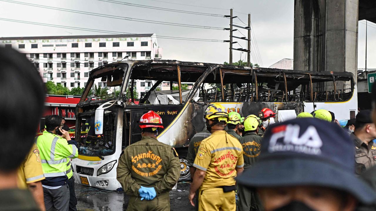 25 feared dead in school bus fire