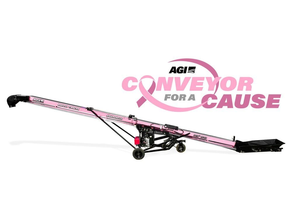 AGI Farm Conveyor Goes Pink to Support Breast Cancer Awareness in Canada