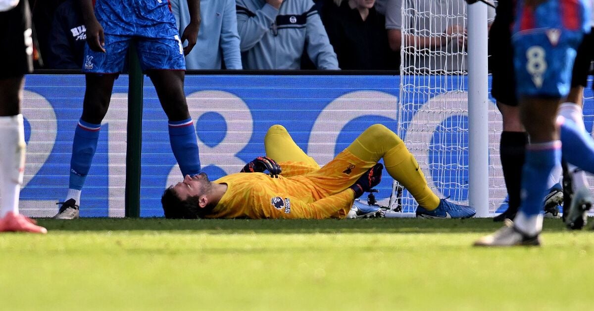 Alisson injury update as distraught Liverpool keeper 'could be out for a while'