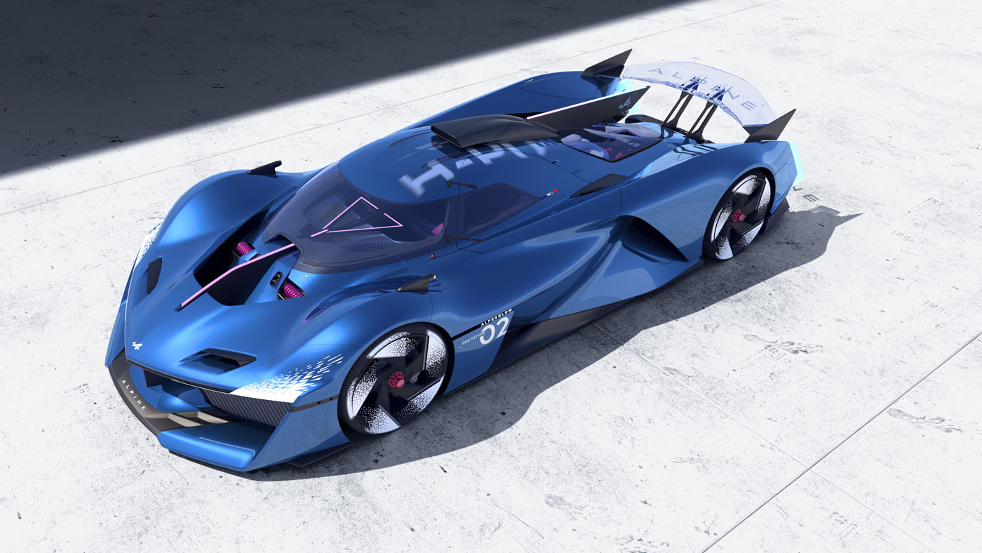 Alpine Unveils New 740HP Hydrogen Alpenglow HY6 Supercar