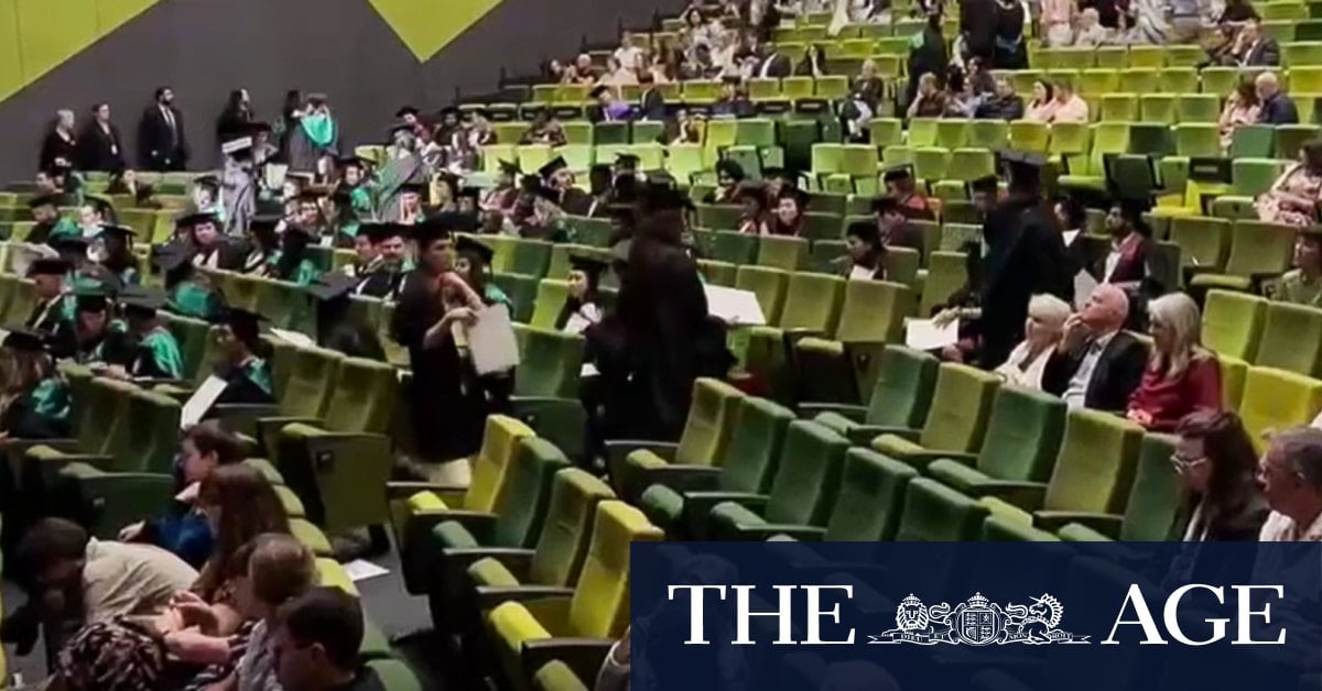 Anti-abortion keynote speech sparks walkout during Catholic uni graduation