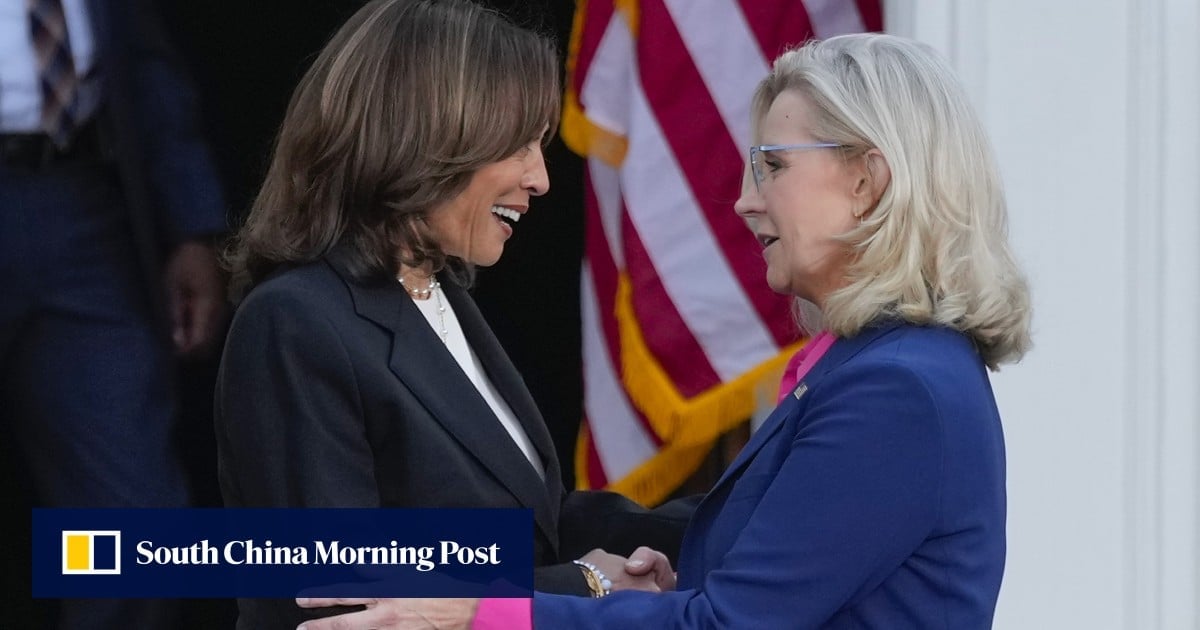 Anti-Trump Republican Liz Cheney campaigns with Kamala Harris in battleground state