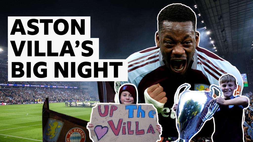 Aston Villa 1-0 Bayern Munich: BBC Sport visits Villa Park