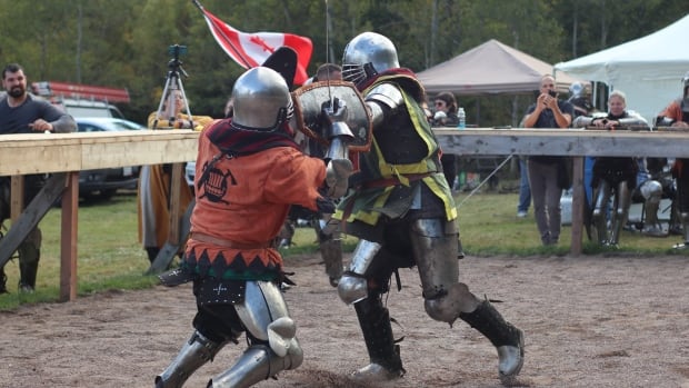 Axes and armour: Athletes fight in medieval combat arena for sport in N.B.