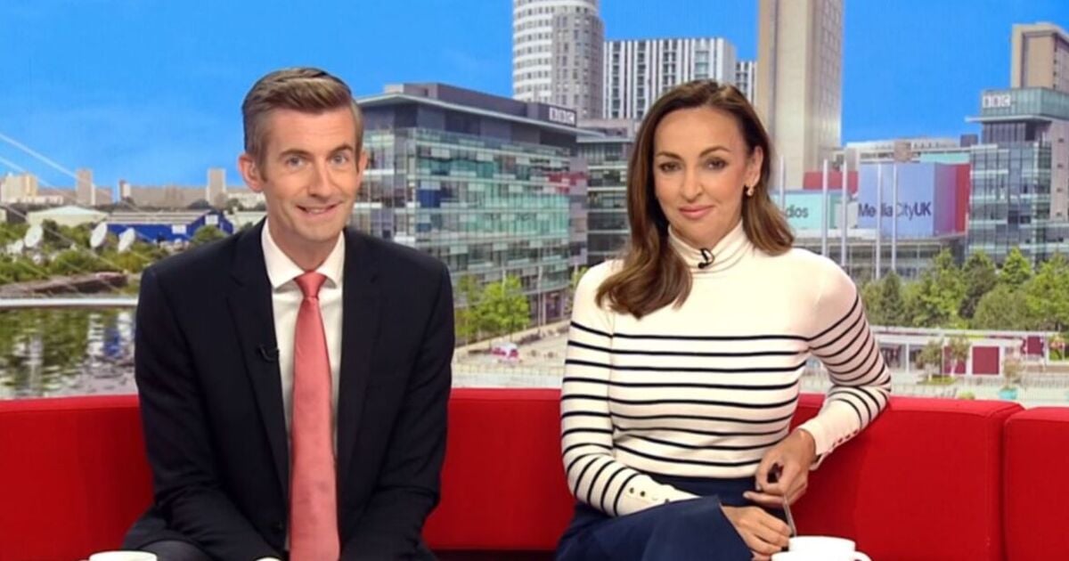 BBC Breakfast's Sally Nugent says 'I'll be having words with him' after 'cheeky' swipe