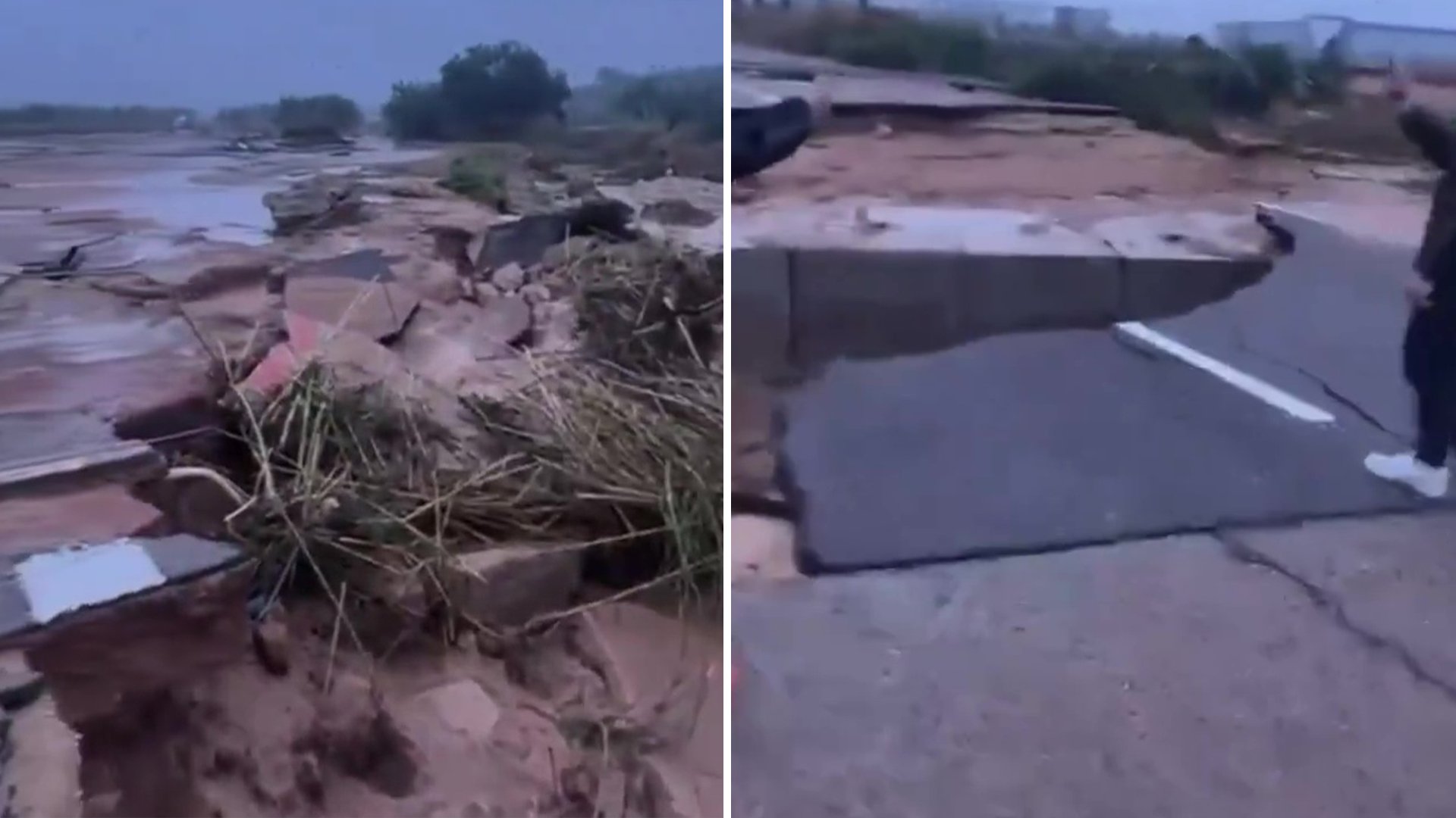 Beloved race track destroyed and swept away with car park underwater just two weeks before hosting huge MotoGP event