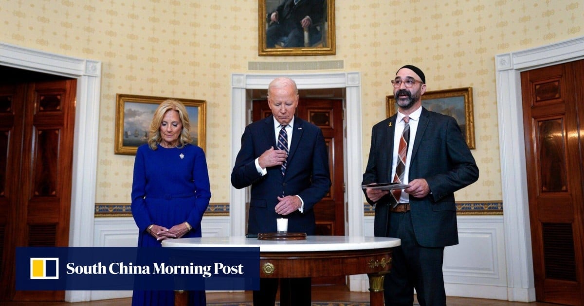 Biden and Harris mark October 7 anniversary with call for Middle East peace