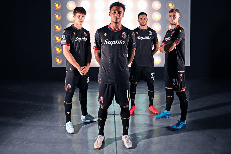 Bologna FC 1909 Goes All Black for Champions League Kit