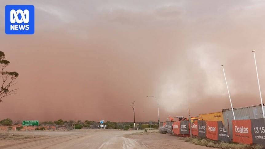 Broken Hill hit by 'possible tornado', as storms affect mining operations at Olympic Dam