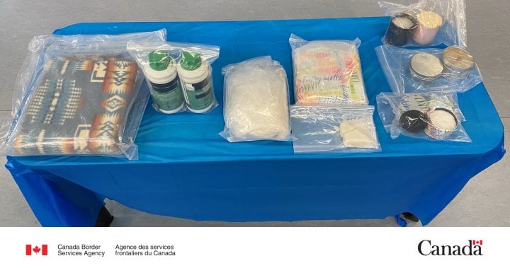 Canada border agents seize more meth bound for Australia