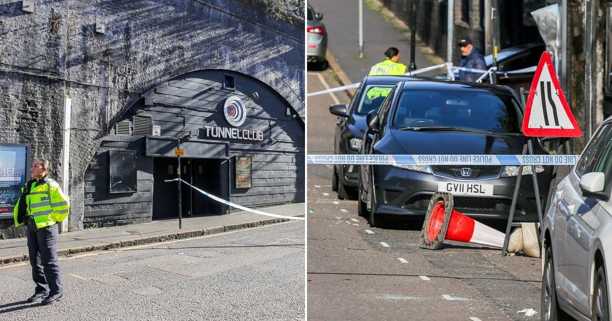 Car deliberately mows down group of people outside nightclub