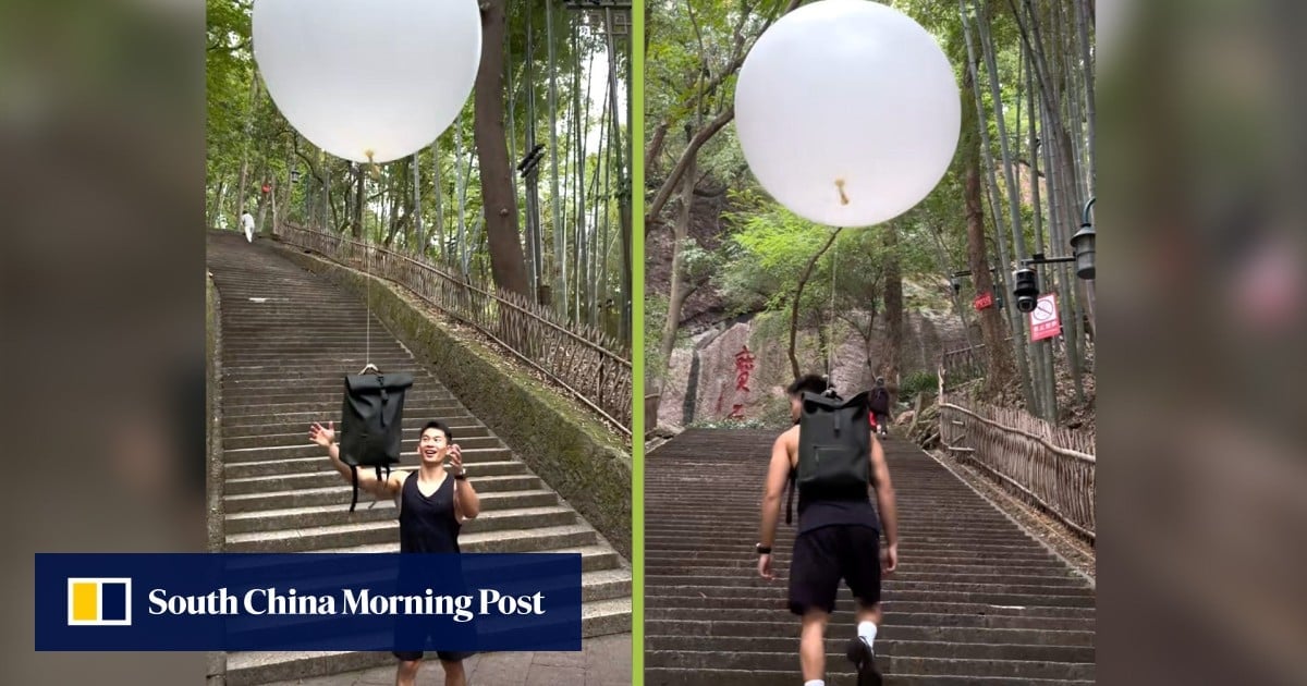 China KOL warned of explosion risk by using helium balloon to lighten load on hikes