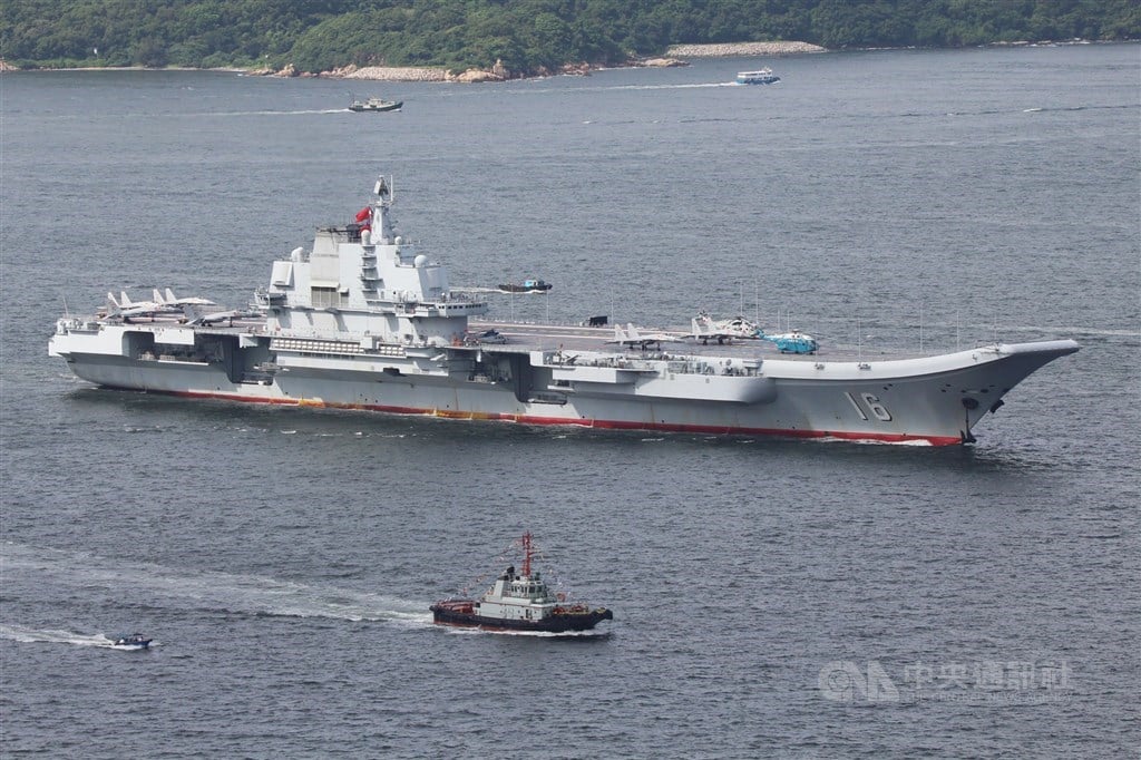 Chinese aircraft carrier enters Bashi Channel, heading for West Pacific