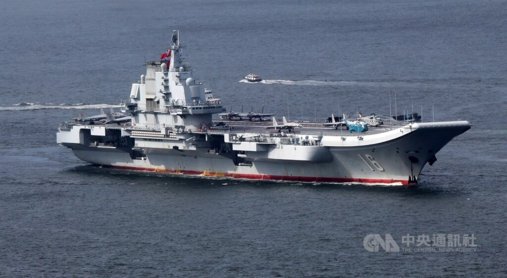 Chinese aircraft carrier Liaoning sails through Taiwan Strait: MND