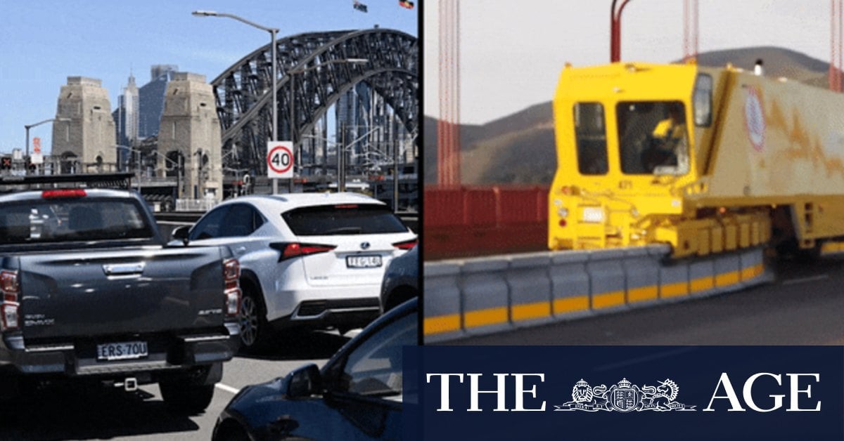 Complex equation making it nearly impossible to put road barriers on Harbour Bridge