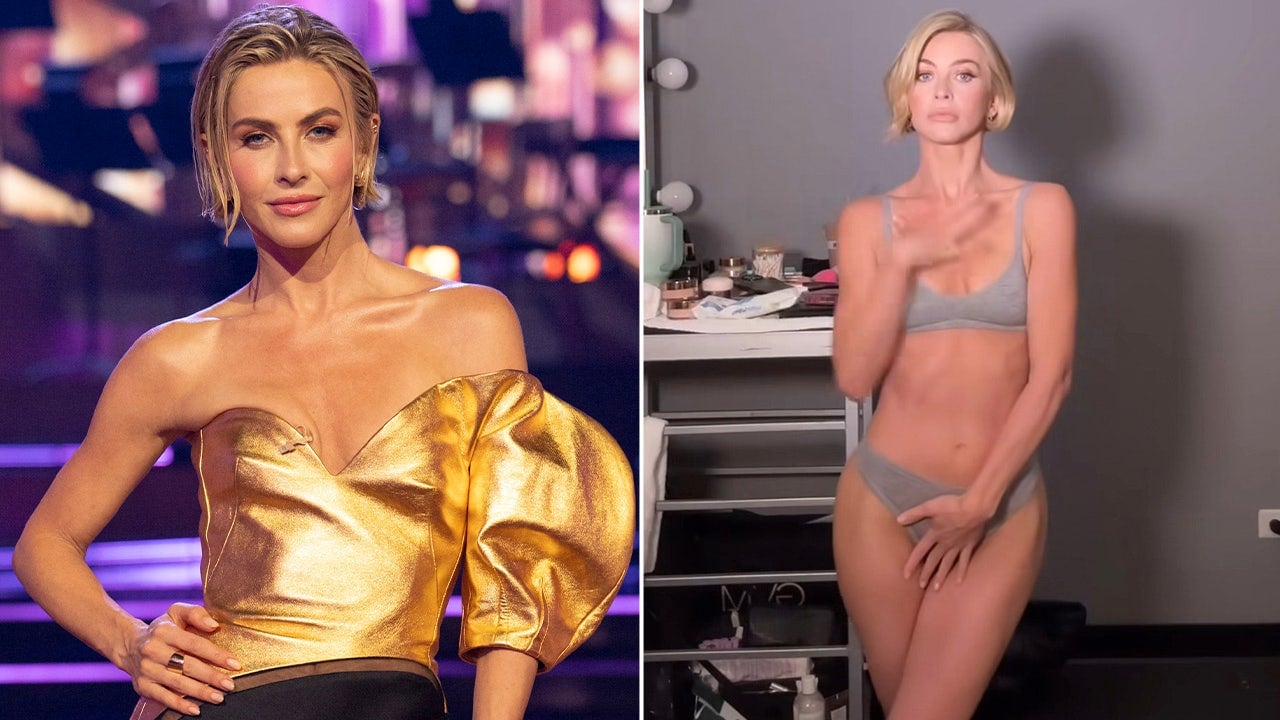 'Dancing with the Stars' host Julianne Hough strips down after firing back at concerns over her body