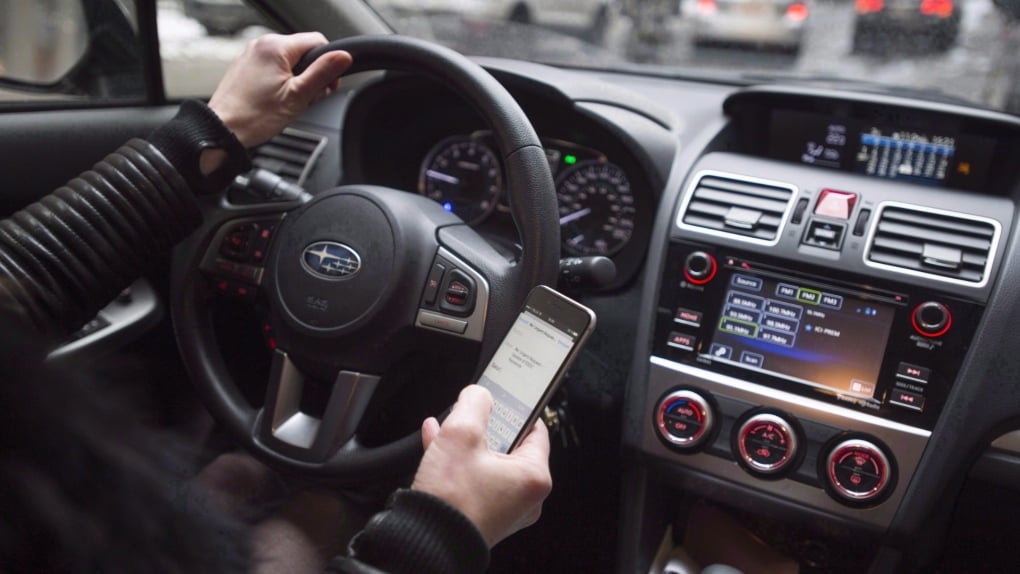 Distracted driving deaths up 40 per cent in Ontario compared to last year