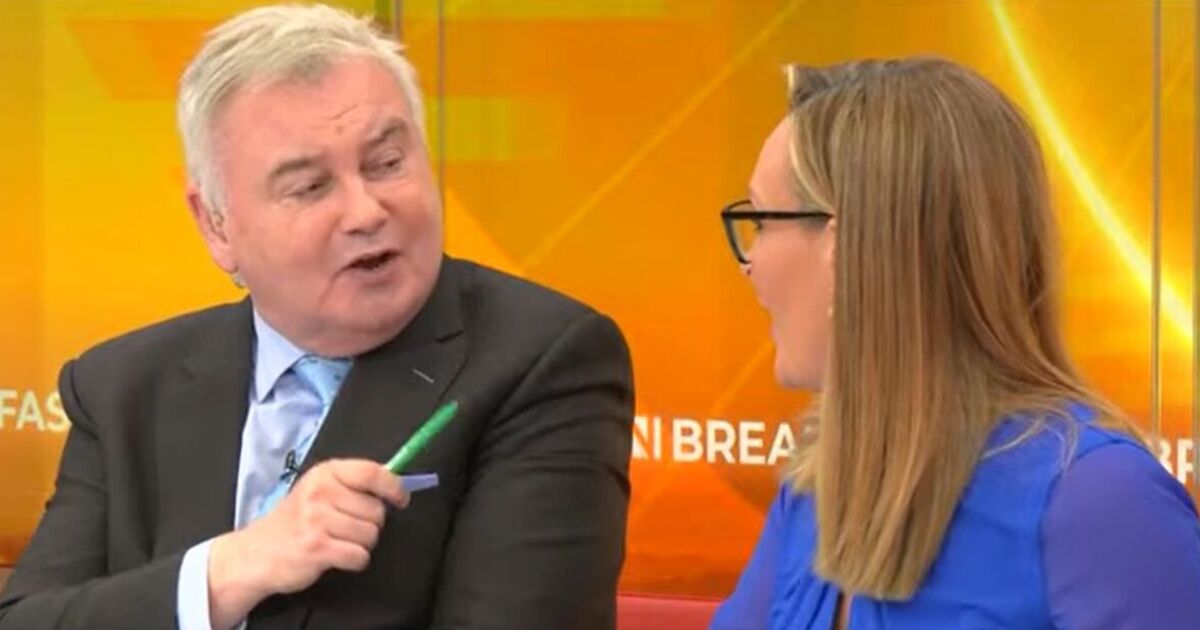 Eamonn Holmes rages at GB News co-star 'stop' as Phillip Schofield row gets heated