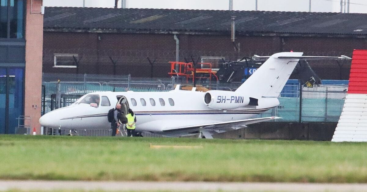 Erik ten Hag pictured in emotional moment as he boards plane after Man Utd sacking