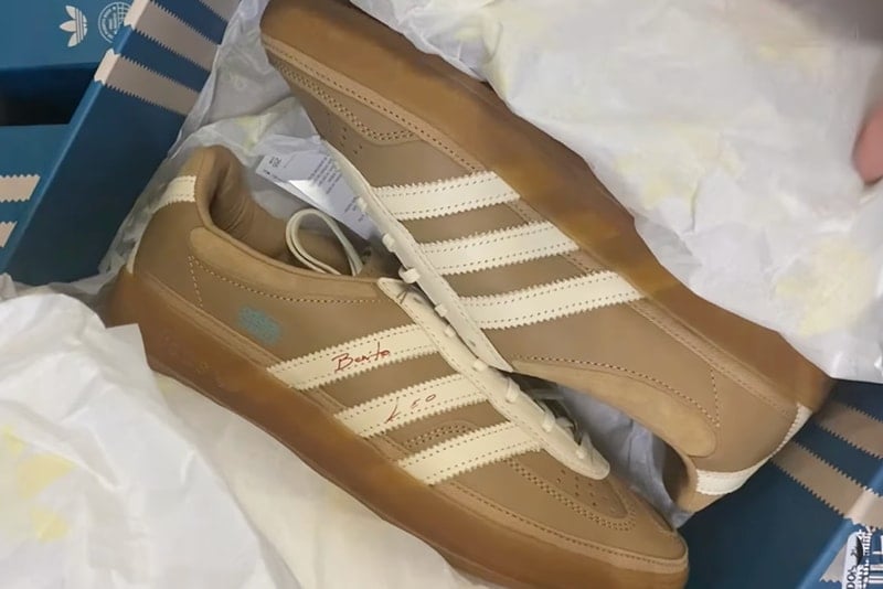 First Look at Bad Bunny x Lionel Messi x adidas Gazelle Indoor