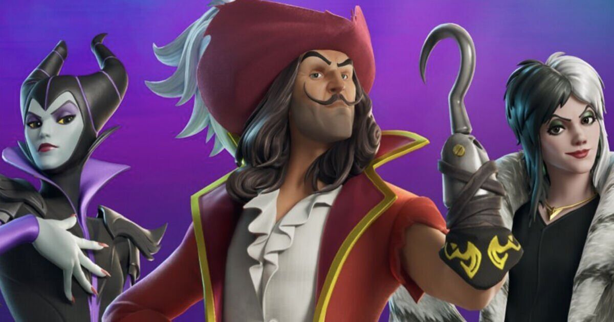 Fortnite Disney Villains release time and price for Maleficent, Cruella and Captain Hook