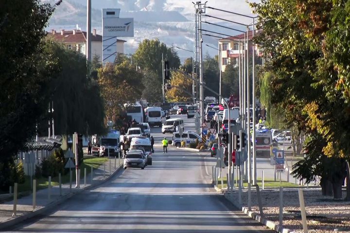 Four people dead and more than a dozen wounded in terror attack on Turkish aerospace firm