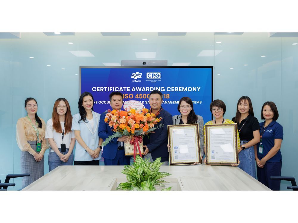 FPT Software Receives ISO 45001 Certification