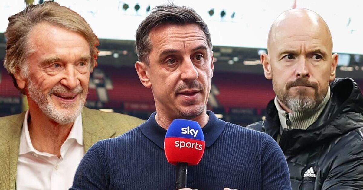 Gary Neville makes feeling clear on Man Utd sacking Erik ten Hag after Aston Villa draw