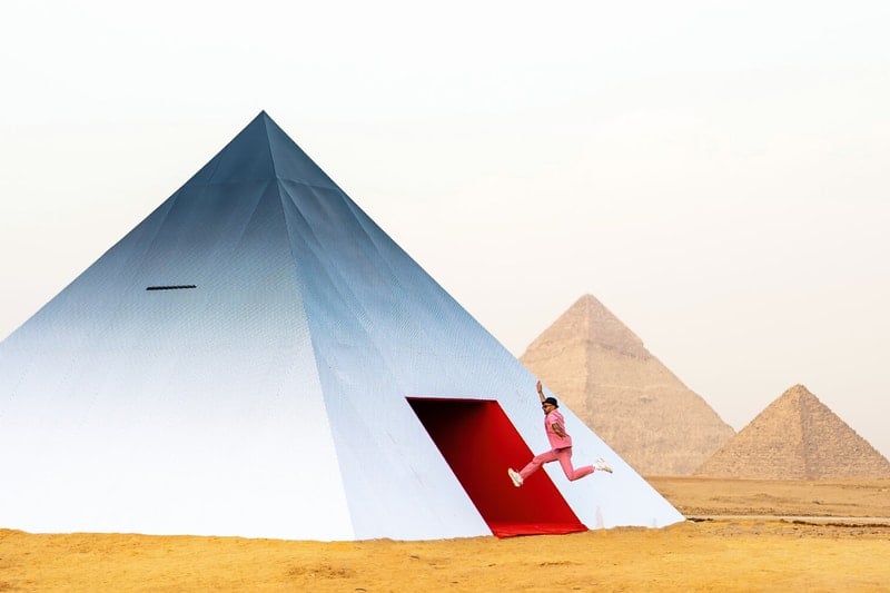 Giza Pyramids Become Open-Air Museum for 'Forever Is Now'