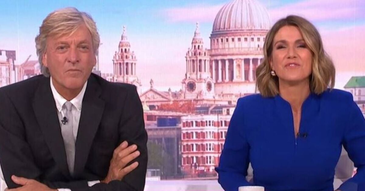 GMB's Richard Madeley calls out Laura Tobin over 'walk of shame'