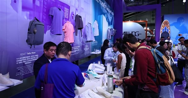 Green fabrics showcased as innovative textile trade show opens