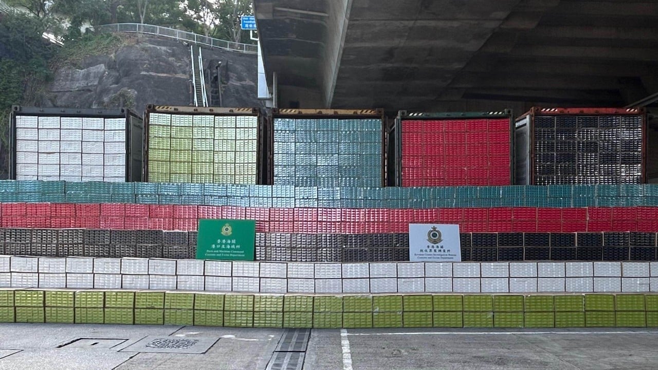 Hong Kong customs seizes 53 million suspected black market cigarettes worth HK$240 million