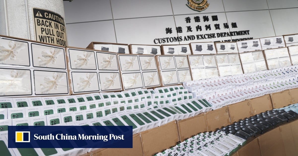 Hong Kong customs seizes HK$170 million of smuggled Philippines-bound smart devices