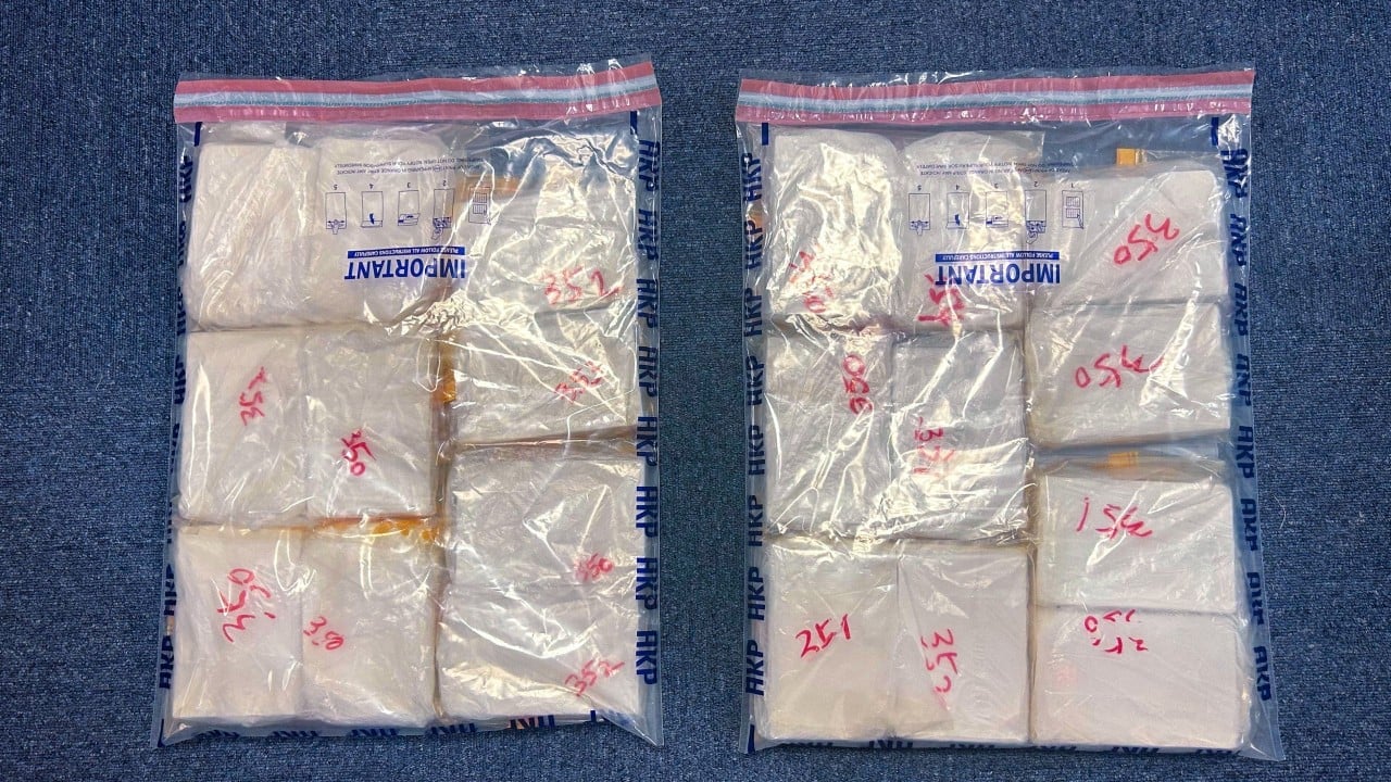 Hong Kong police arrest 3 for allegedly trafficking 7kg of heroin worth HK$4.3 million