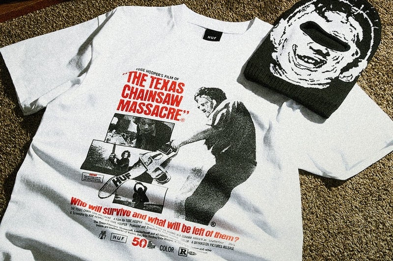 HUF Gets Gory With 'The Texas Chainsaw Massacre' 50th-Anniversary Collab