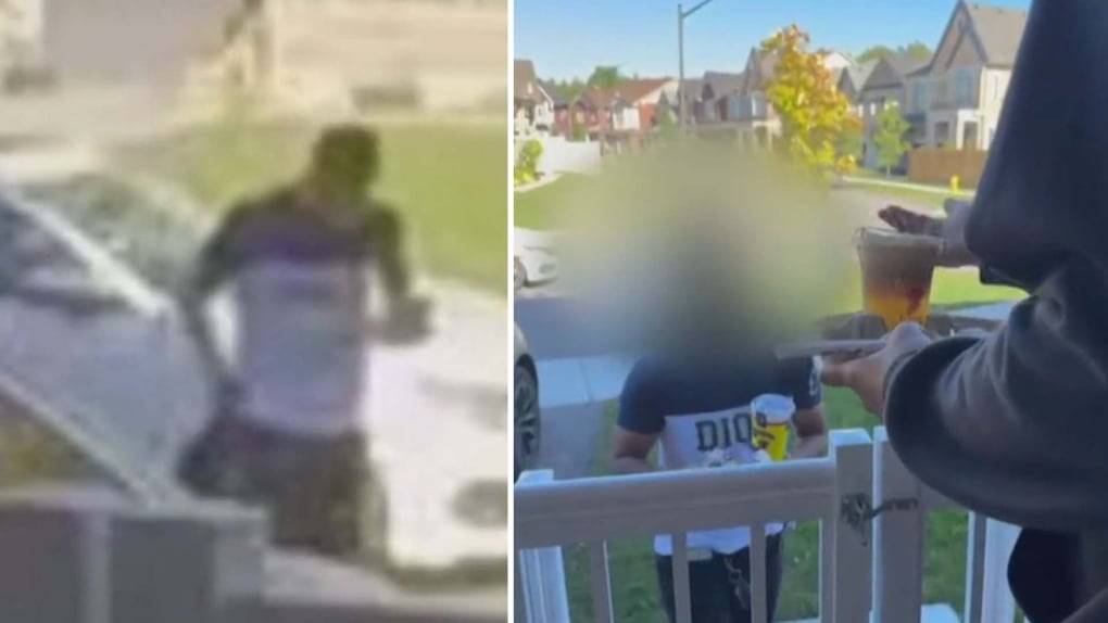 'I want to know why you did it': DoorDash driver appears to spit in Ontario man's drink