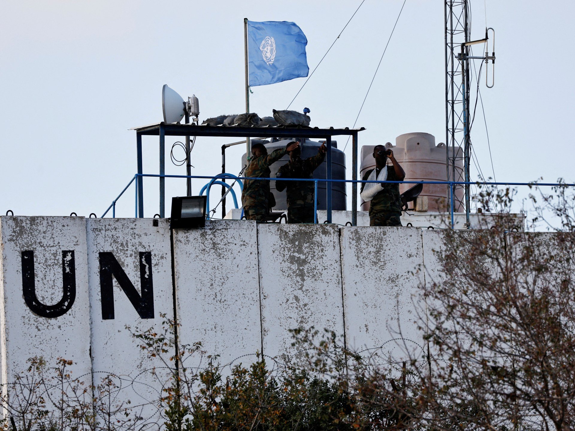 Israeli forces fire on UN peacekeepers in Lebanon, wounding two