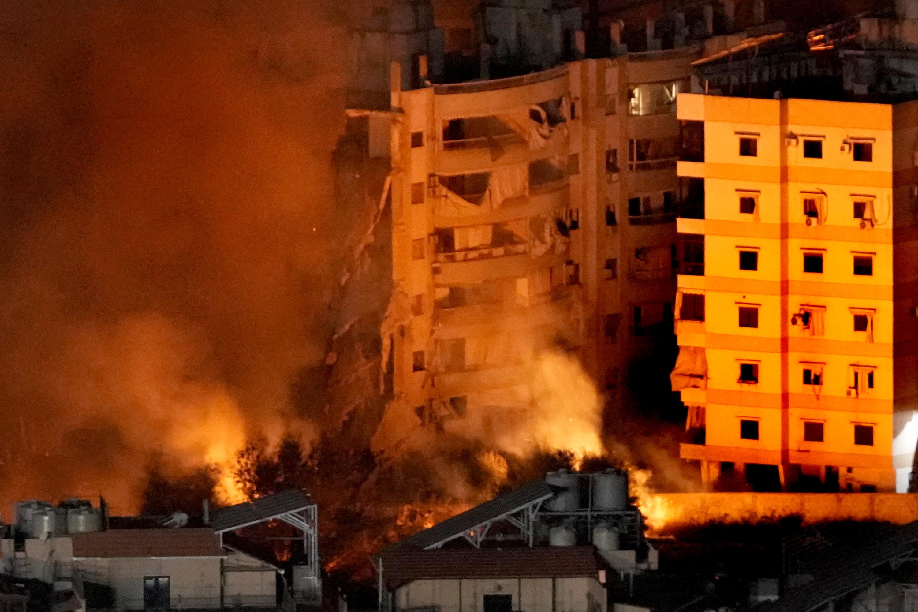 Israeli strikes pound Lebanese coastal city after residents evacuate