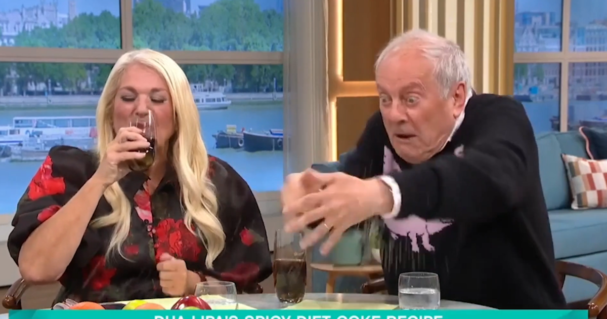 ITV This Morning star forced to apologies as he spits out drink all over co-stars