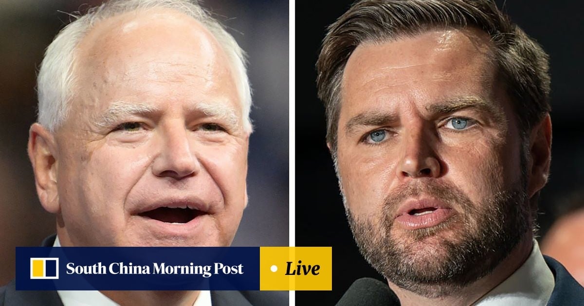 J.D. Vance and Tim Walz debate gears up as VP picks set to make cases for 2024 US election