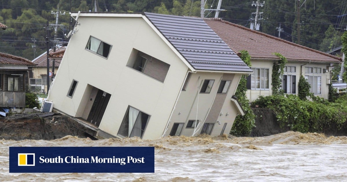 Japan braces for dual typhoons as 1 in 5 face flooding risk, study reveals