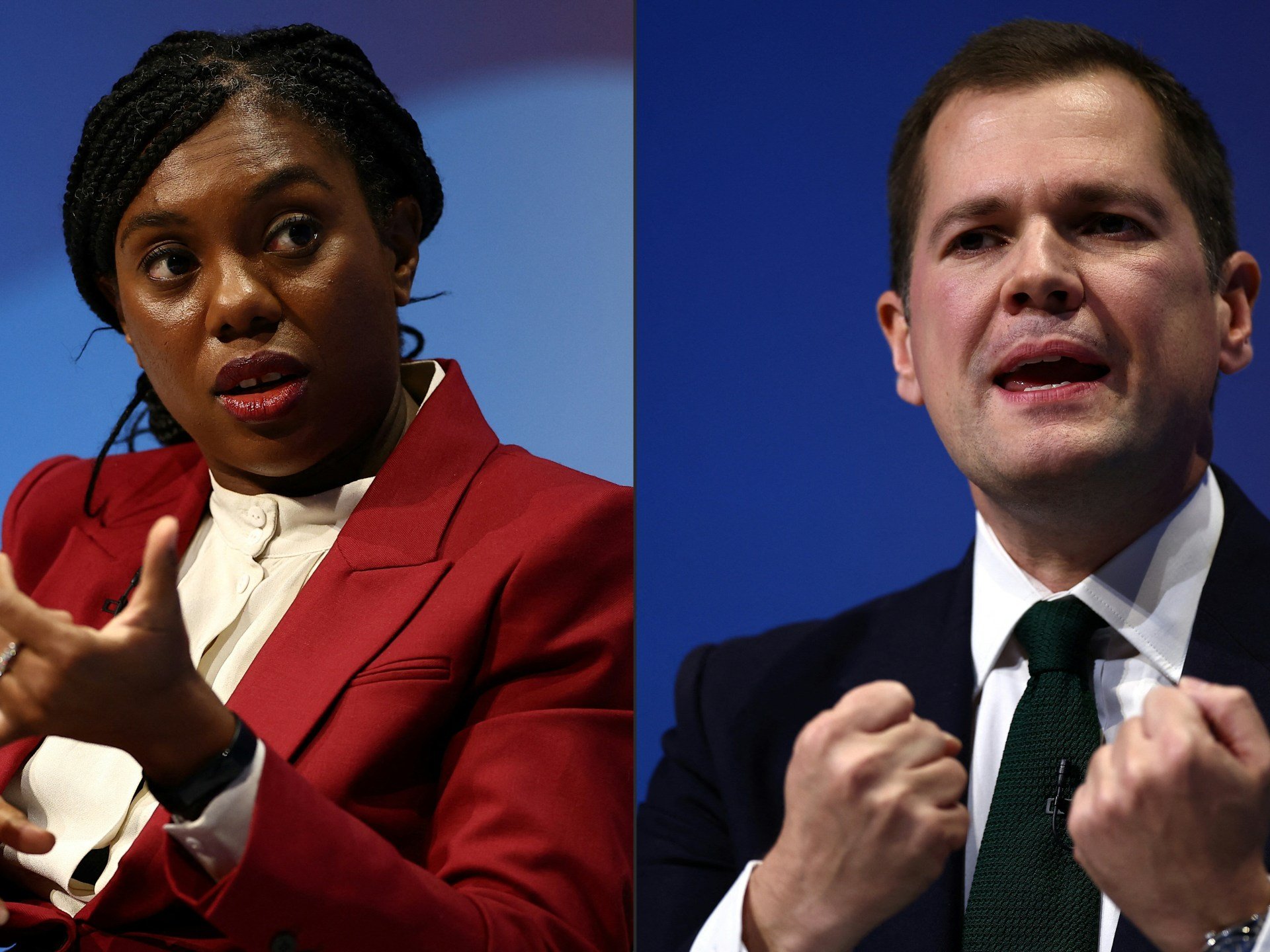 Kemi Badenoch and Robert Jenrick left in race to be UK Conservative leader